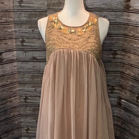 BLUSH NOIR Beaded Swing Dress NWT - Picture 2 of 7